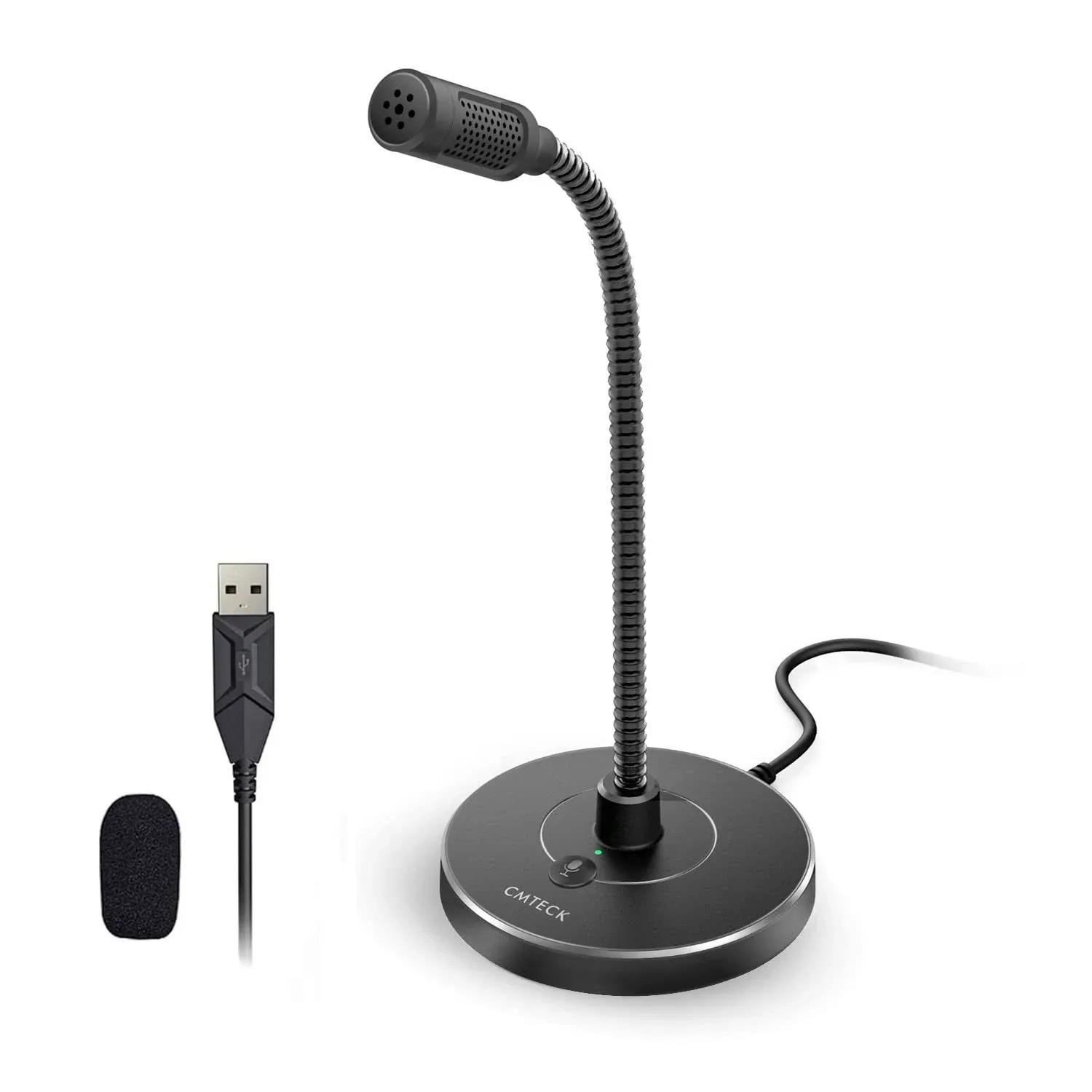 USB Microphone - Noise-Cancelli<wbr/>ng Mic - Crystal Clear Audio - Mute Function