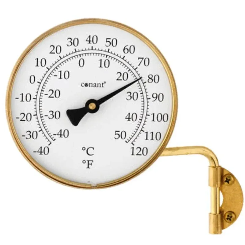 Conant Dial Thermometer (Bronze Patina)