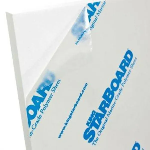 KING STARBOARD White 12" X 27" X 1/2"