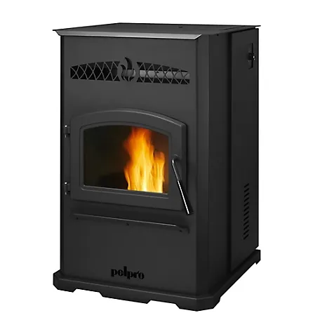 PP70 Pellet Stove for Home Heating - 70 lb Hopper, 42,500 BTU Heats up to 2,000 Sq. Ft., Easy-Dial Temp Control, Built-in Thermostat with Auto-Ignition, Variable Speed Blower