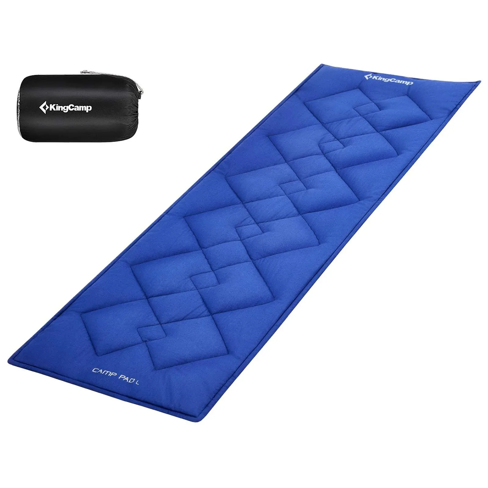  Cot Pad for Camping, Soft Lightweight Sleeping Pad, blue_74.8*25.2 inches