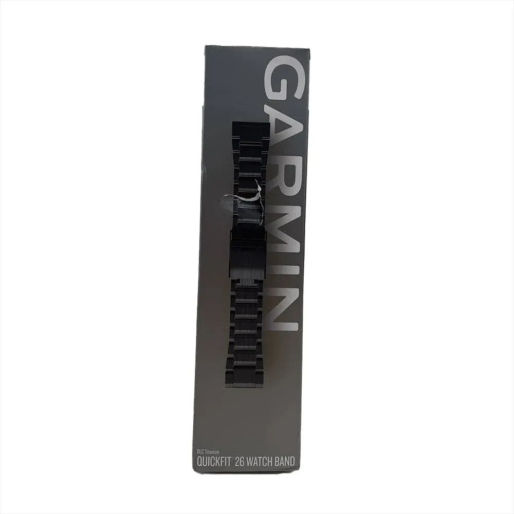 Garmin QuickFit 26 Titanium Watch Band (Carbon GRAY)