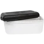 Tupperware Bread Saver- Storage Container & Bread Box for Bread, Pastries, Bagels & More, CondensControl- Moisture Control Technology, Keeps Bread Fresher Longer- 6.5" x 12.63" x 6”