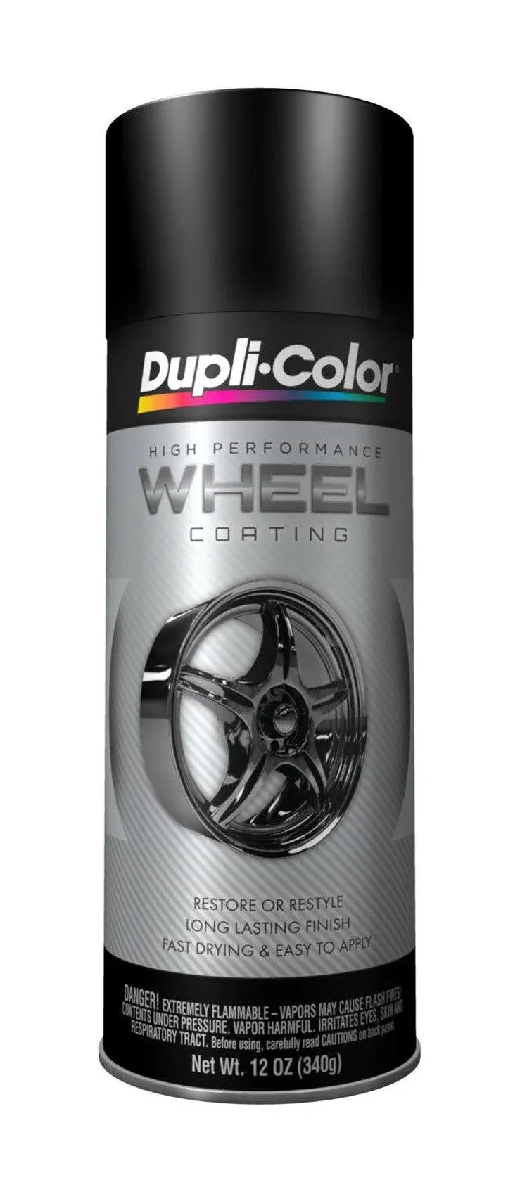 Dupli-Color 12oz Gloss Black High Performance Wheel Paint (HWP108)