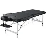 CHRUN Portable Massage Table Professional Massage Bed Wide 84in Lash Bed Facial Table SPA Beds Esthetician Height Adjustable Carrying Bag & Accessories 2 Section Shop & Home