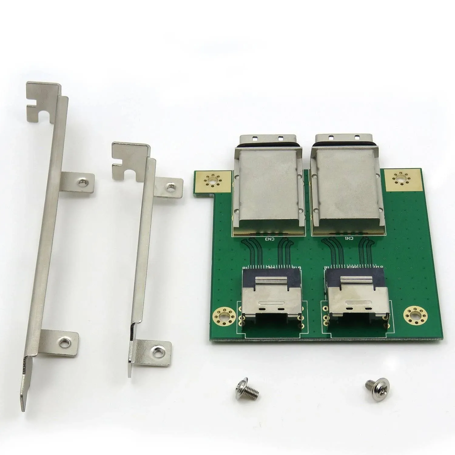 XT-XINTE Dual Mini SAS for Internal SFF-8087 SAS 36P to 2 Port External HD