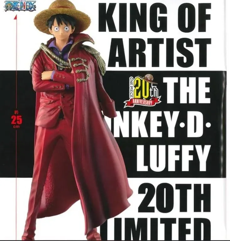 One Piece King Of Artist The Monkey D Luffy 20th Limited Figure Japan Banpresto