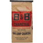 B&B Charcoal Oak Lump Charcoal, 4540 GR