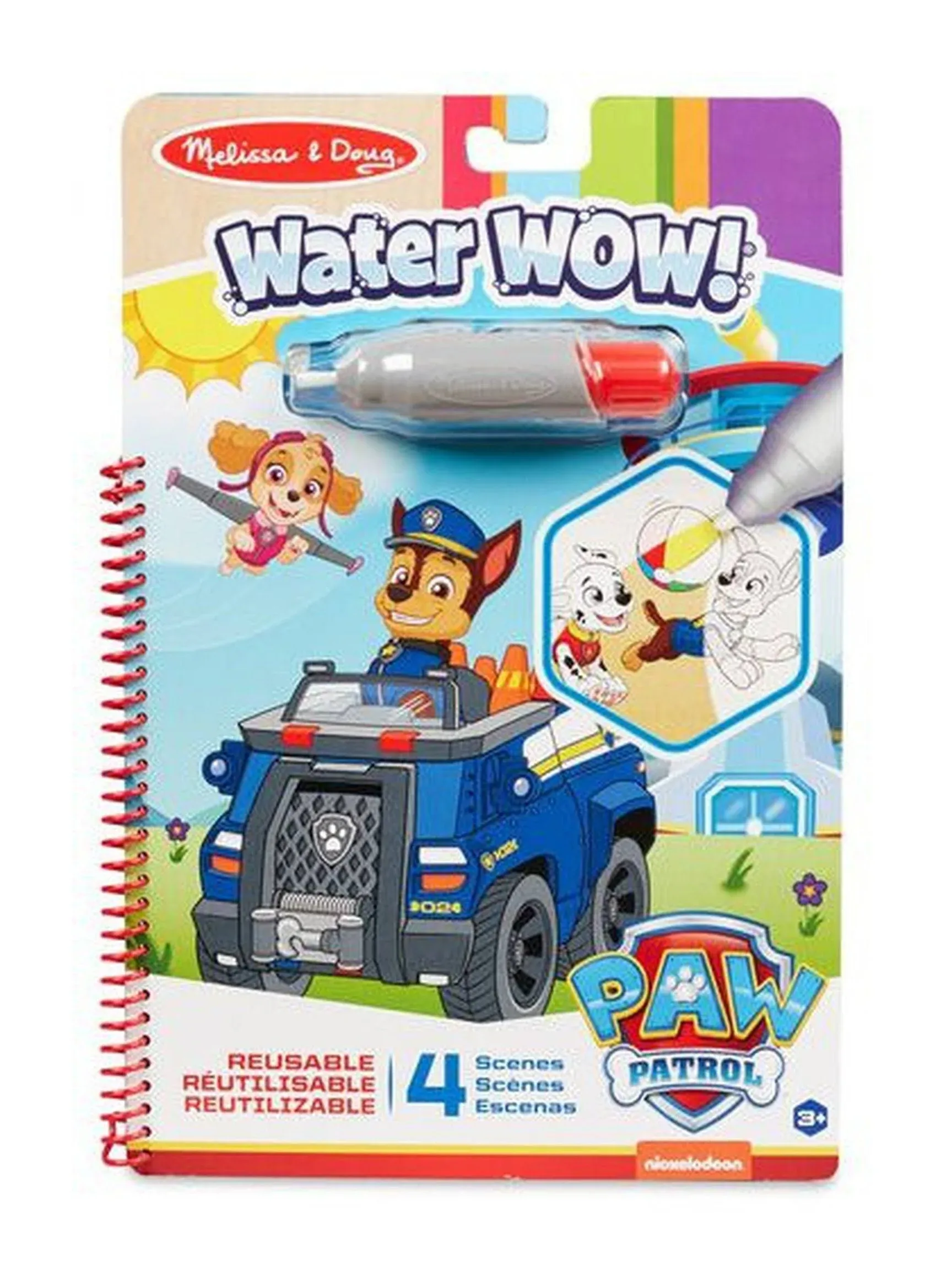 Melissa & Doug Paw Patrol Water Wow! - Chase