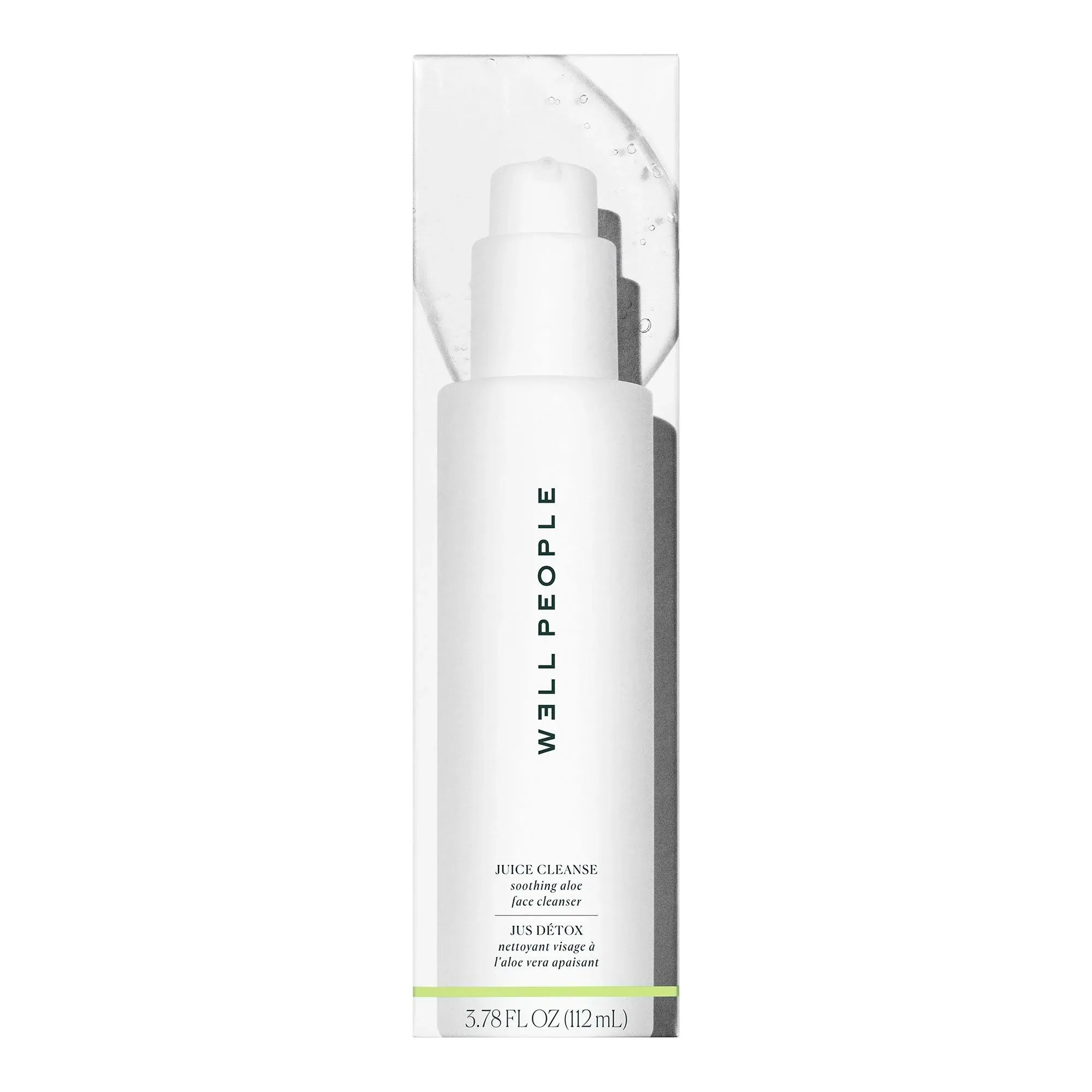 Well People Juice Cleanse Soothing Aloe Face Cleanser, Nourishing Gel-based Cleanser For All Skin Types, Softens & Hydrates Skin, Vegan & Cruelty-free