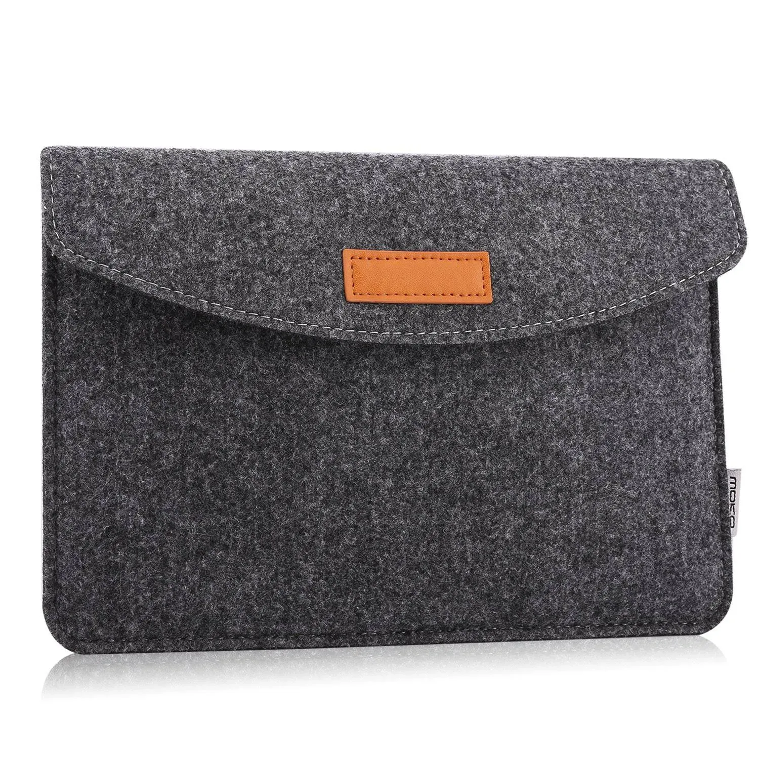 MoKo 9-11 Inch Felt Tablet Sleeve Bag Carrying Case Fits with Tab S8/S9 11", iPad Pro 11 inch, iPad 10th Gen 10.9, iPad 9/8/7th 10.2, iPad Air 5/4th 10.9, iPad Air 3 10.5, iPad 9.7 - Light Gray