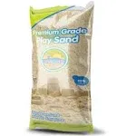 Classic Sand and Play Sand for Sandbox, Table, Therapy, and Outdoor Use, 5 lb. Bag, Natural, Non-Toxic, Wet Castle Building for Creativity and Stimulates Sensory Skills