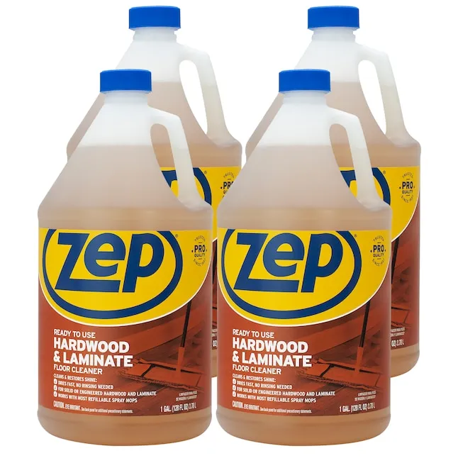 Zep Hardwood and Laminate Floor Cleaner, 128 oz Cs 4-Pack 128-fl oz Liquid Floor Cleaner