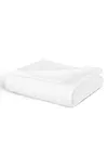 H by Frette Waves Bedcover (Queen) - Luxury All-White Bedcover/Medium Weight for A Cozy Feel, Textured / 100% Cotton/Expertly Made in Portugal