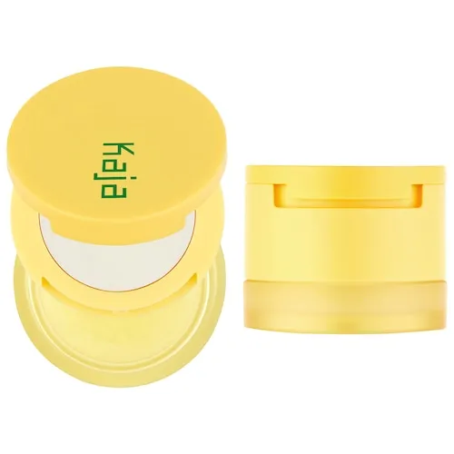 Kaja Lip Bento Balm + Scrub | with Coconut Oil, Clear Finish, Moisturize, Exfoliate, Smoothes Lips, Compact Travel Size, Piña Colada, 0.4 Oz