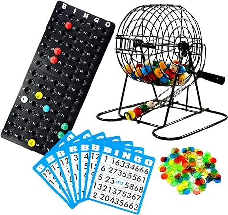 Regal Games Deluxe Bingo Cage Game Set