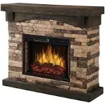 Muskoka 42" Sable Mills Electric Fireplace -Grey Faux Stone Mantel