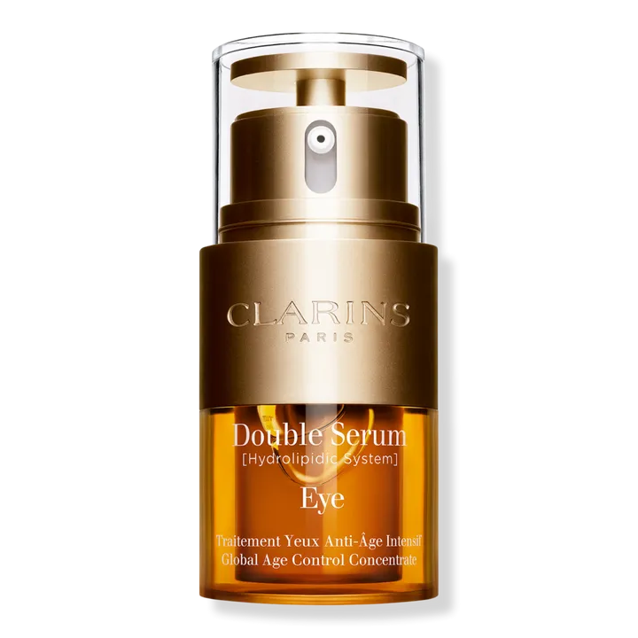 Clarins Double Serum Eye | Anti-Aging Eye Treatment | Visibly Smoothes, Firms, Hydrates and Revitalizes For More Youthful-Looking Eyes In Just 7 Days* | 13 Plant Extracts, Including Turmeric | 0.6 Oz