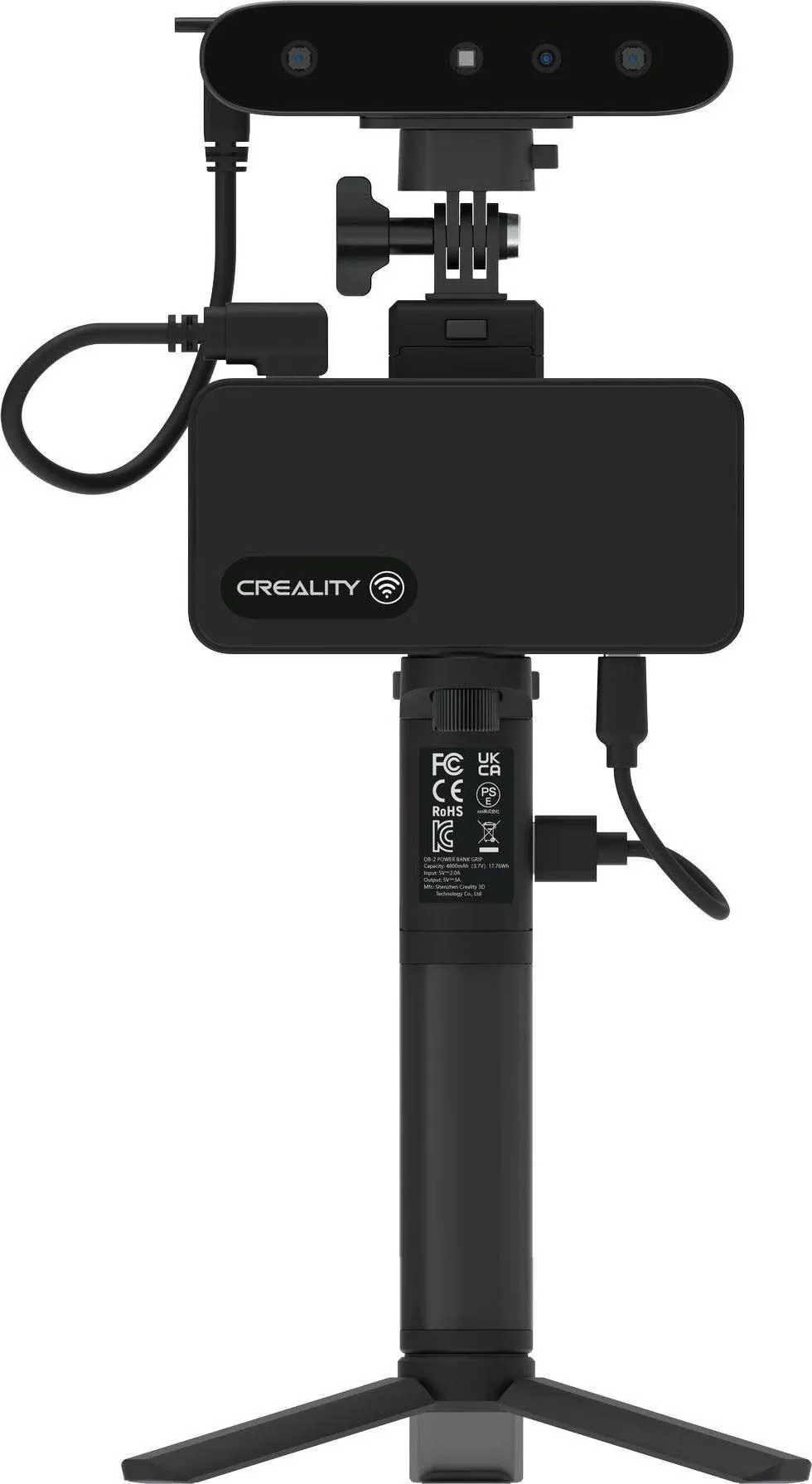 Creality CR Scan Ferret Pro Scanner 3D Précision 0,1 mm Anti-Shake Tracking Portable avec WiFi 6 et umérisation couleur 24 bits