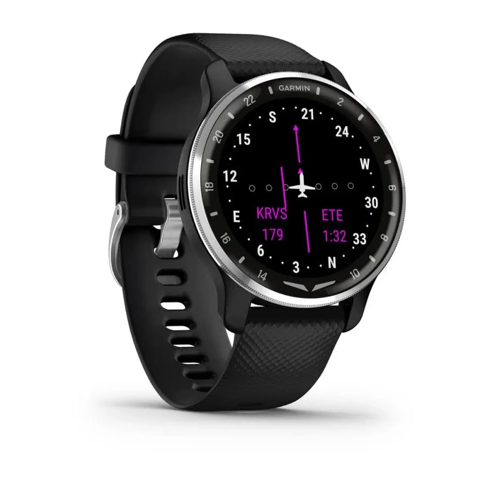 Garmin D2 Air X10 Aviator Smartwatch - Black