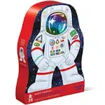 Crocodile Creek - Space Explorer - 36 Piece Jigsaw Floor Puzzle with Heavy-Duty Shaped Box for Storage, Large 20" x 27" Completed Size, Designed for Kids Ages 3 Years and up, 1 ea 