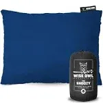 Wise Owl Outfitters Memory Foam Pillow - Camping and Travel Accessories - Compressible Camping Pillow - Blue, Medium (Pack of 1)