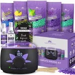 Waxing Kit for Brazilian Wax - Easy to Use - for Sensitive Skin - Digital Displa