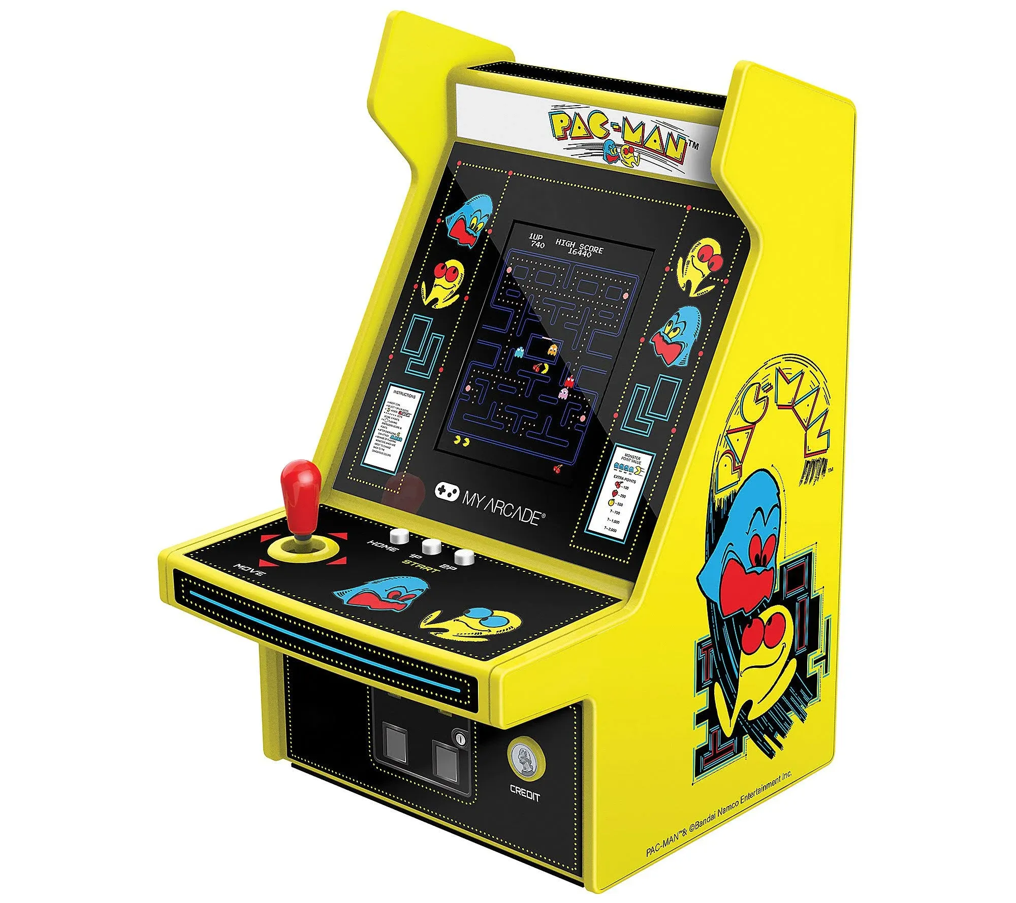 My Arcade Pac-man Micro Player Pro: 6.75 Mini Máquina De A.