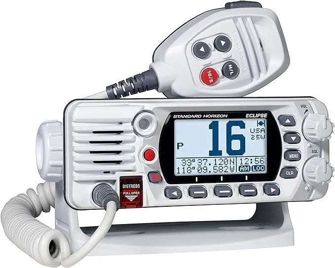 Standard Horizon GX1400 Eclipse Fixed Mount VHF Radio - White