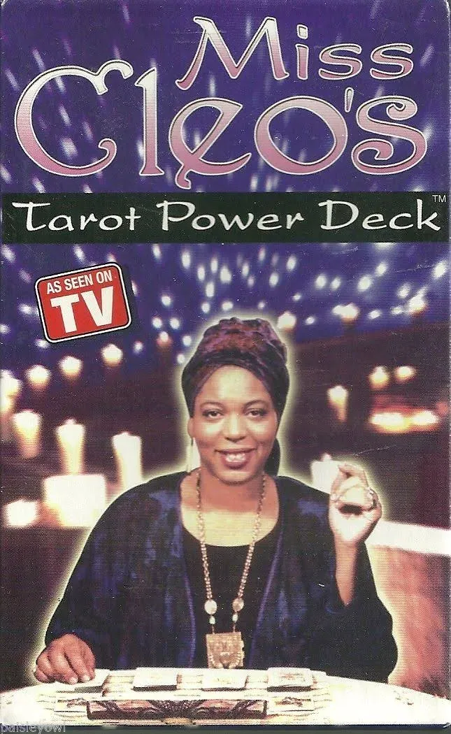 Miss Cleo&#039;s Tarot Power Deck of 78 Cards 56 Minor &amp; 22 Major Egyptian artwork 