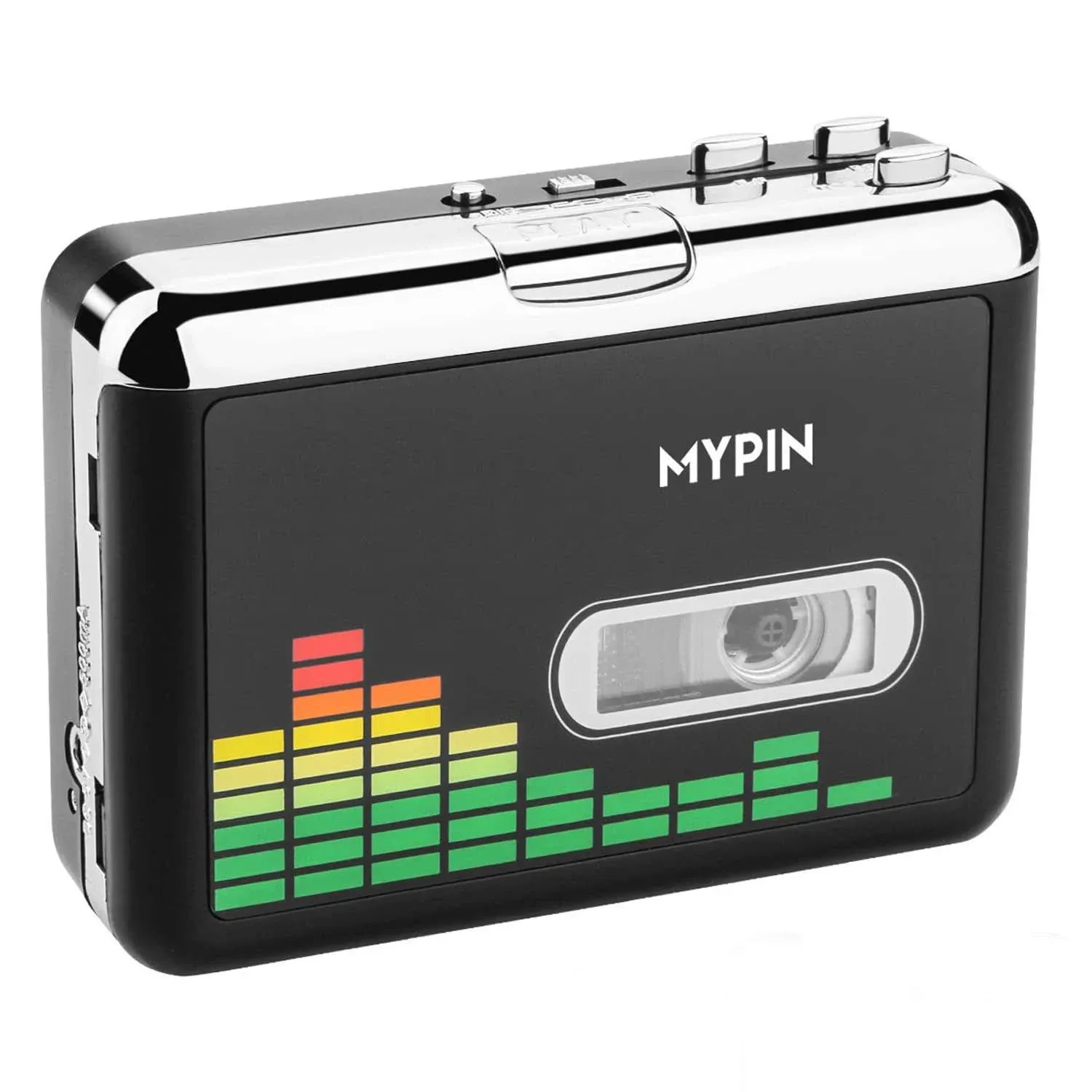 USB Cassette to MP3 Converter, Portable Walkman Cassette Audio Music Player Tape