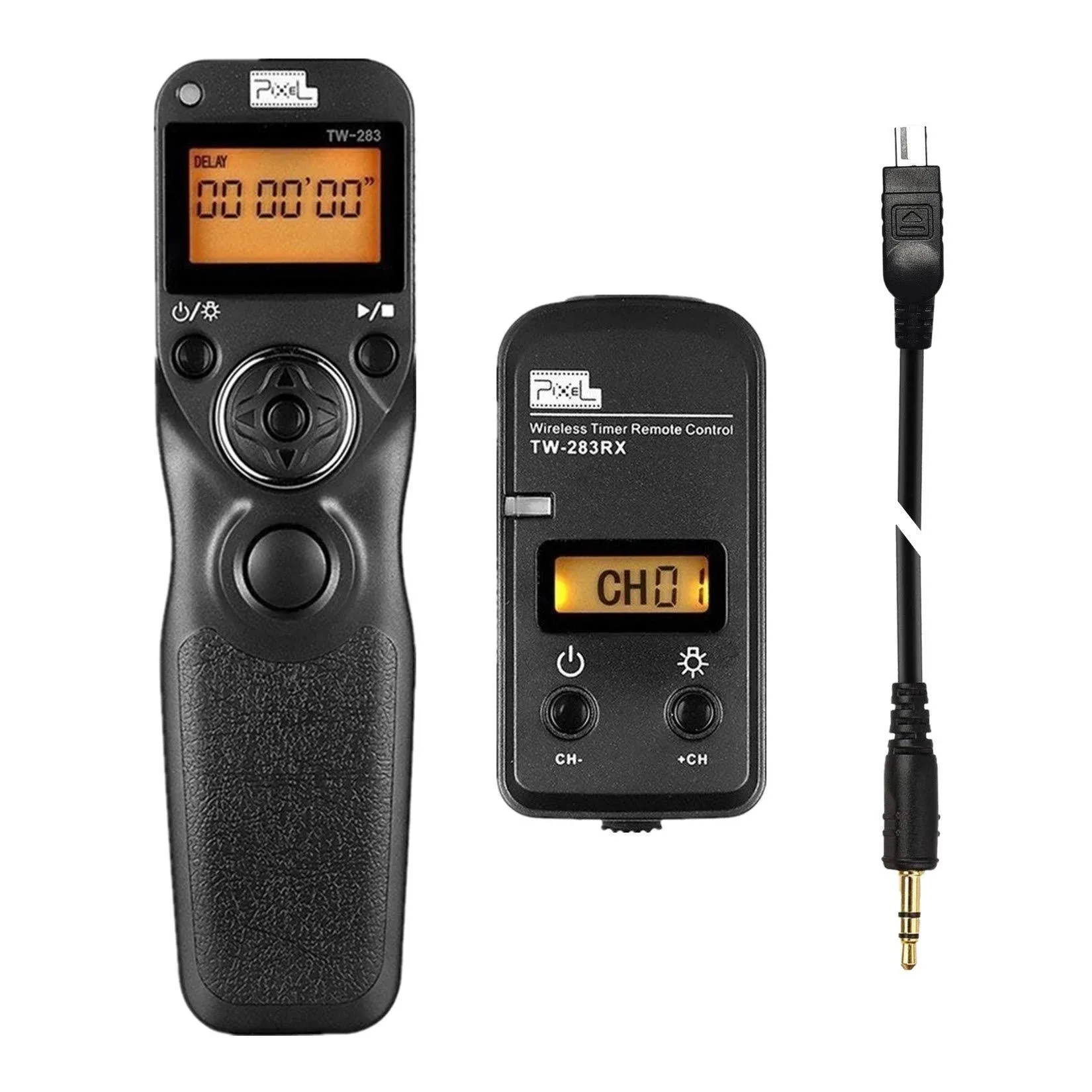 Pixel Timer Shutter Release Remote Control TW283-DC2 Remote Release for Nikon Z7 Z7II Z6 Z6II Z5 D5600 D3300 D5000 D5100 D5200 D5300 D5500 D90 D7000 D7100 D7200 D7500 D780 D610 D750 P7700 P7800