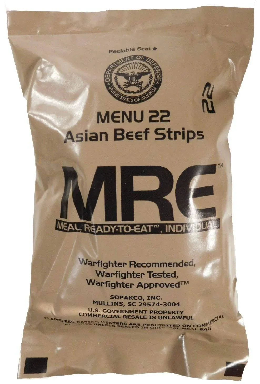 ULTIMATE MRE, Pack Date Printed on Every Meal - Meal-Ready-To-Eat. Inspected Certified by Western Frontier. Genuine Mil Surplus. (4-Pack)