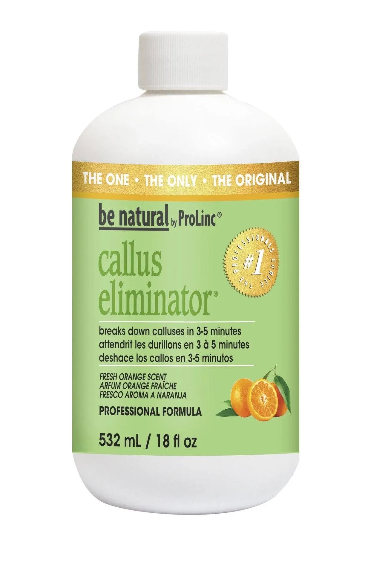 ProLinc Callus Eliminator- Fresh Orange Scent, 18 Fl Oz (Pack of 1)