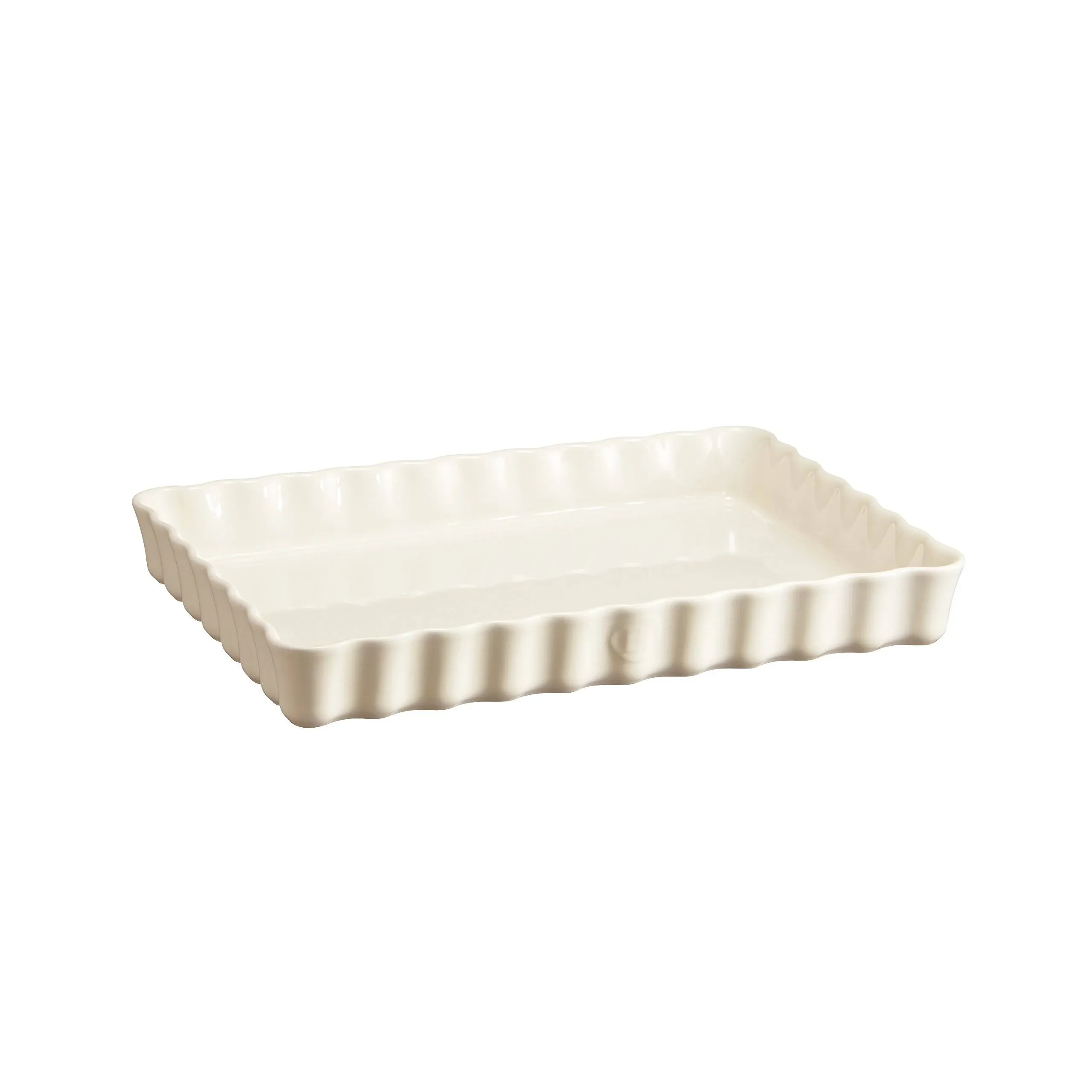 Emile Henry Deep Rectangle Tart Dish, 2 Qt, Clay