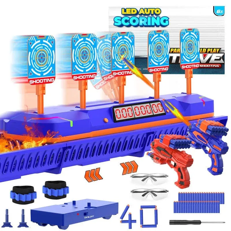 Digital Shooting Toy for Kids, Fun Shooting Games, 5 Target Electronic Scorin...