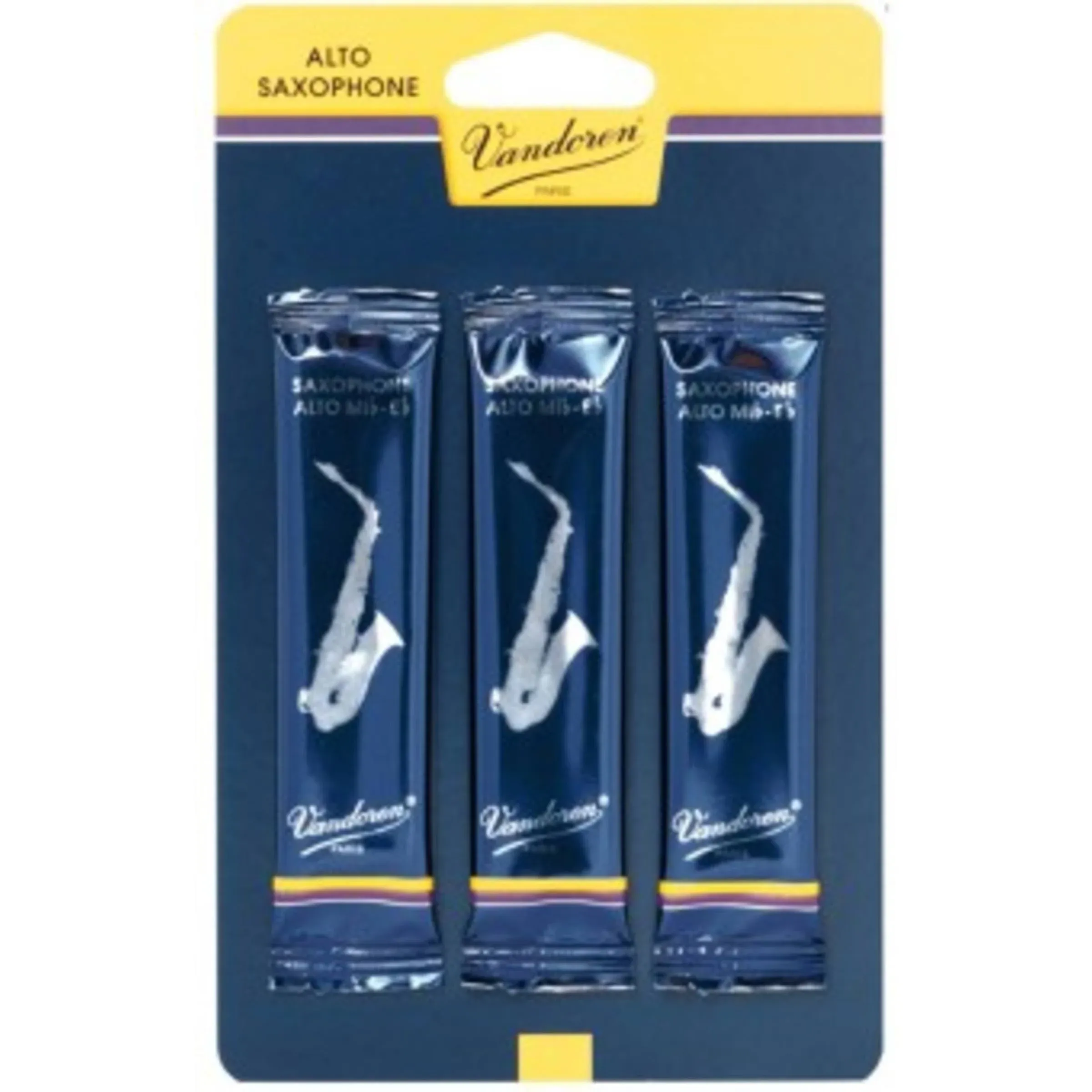 Vandoren Reeds Alto Sax 2.5 Traditional (3 Pack)