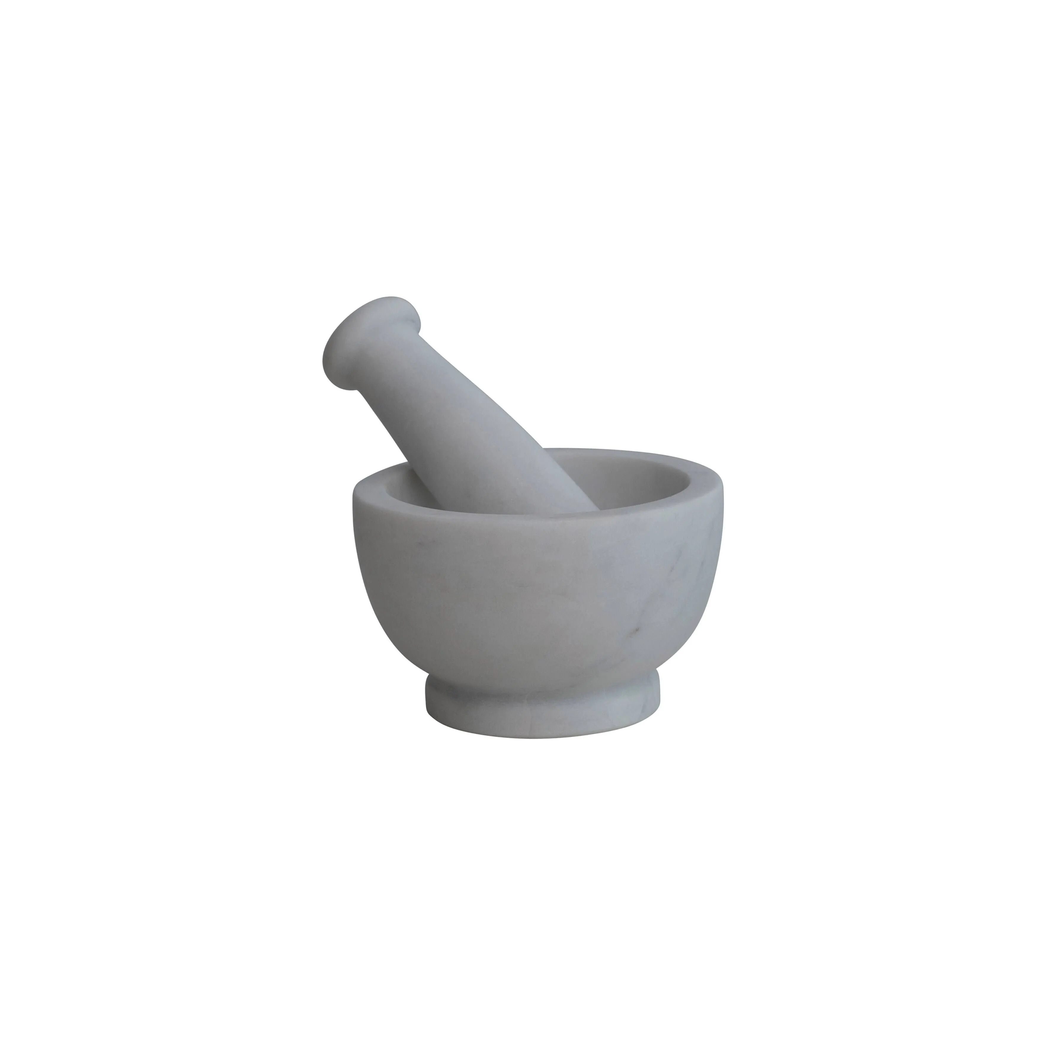 Storied Home White Marble Mortar and Pestle