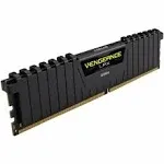 CORSAIR - VENGEANCE LPX 16GB (2PK x 8GB) 3200MHz DDR4 C16 DIMM Desktop Memory - Black