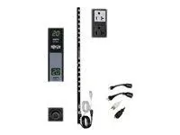 Tripp Lite Metered PDU, 20A, 12 Outlets (5-15/20R), 120V, L5-20P/5-20P Input, 6 ft. Cord, 1U Rack-Mount Power (PDUMH20-6)