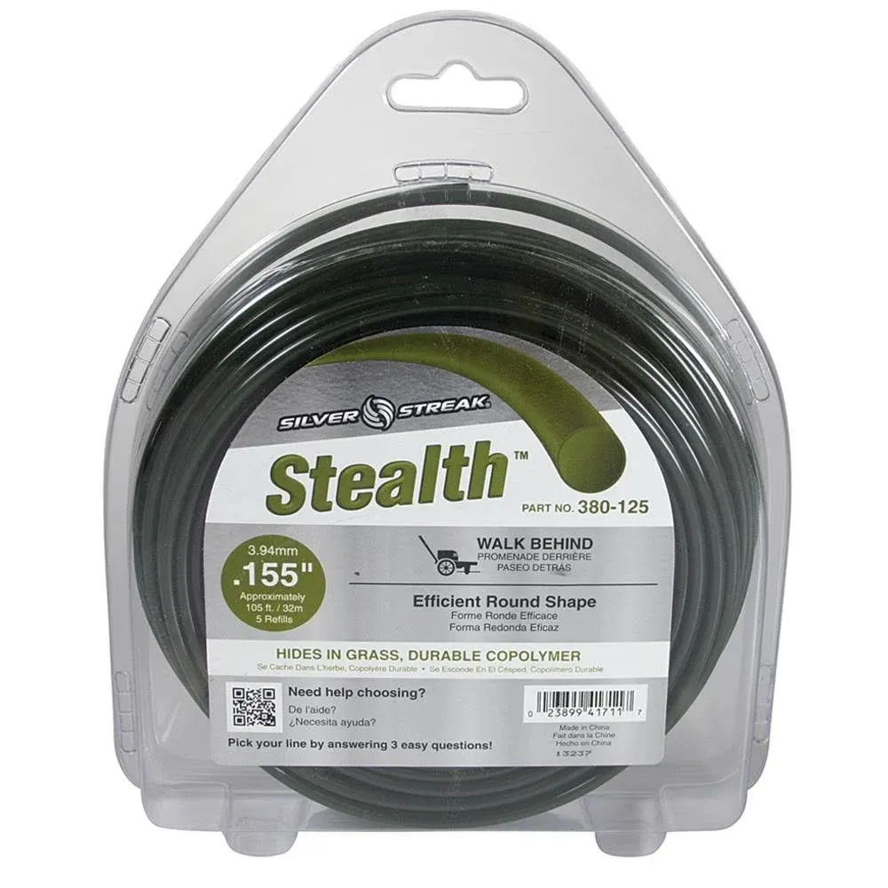 Stens 380-125 - STEALTH TRIMMER LINE .155 1 LB. DONUT