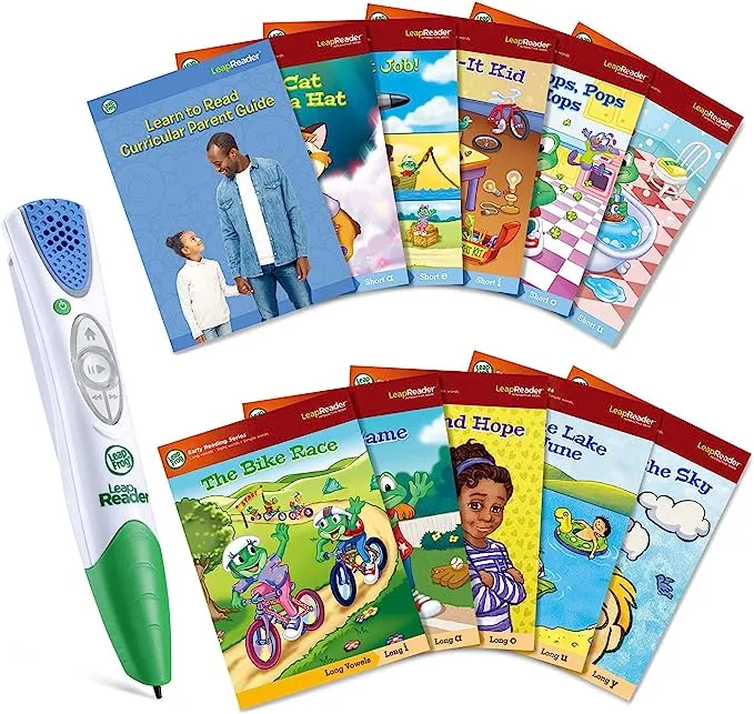 LeapFrog LeapReader Learn-to-Read 10-Book Mega Pack, Stylus Included, Reading Toy for Kids