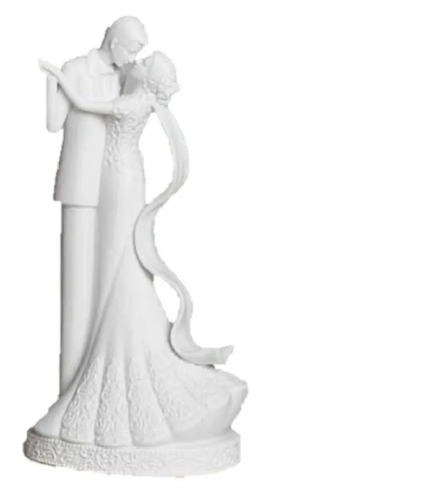 to Have and to Hold Wedding Couple Bride and Groom Porcelain Cake Topper