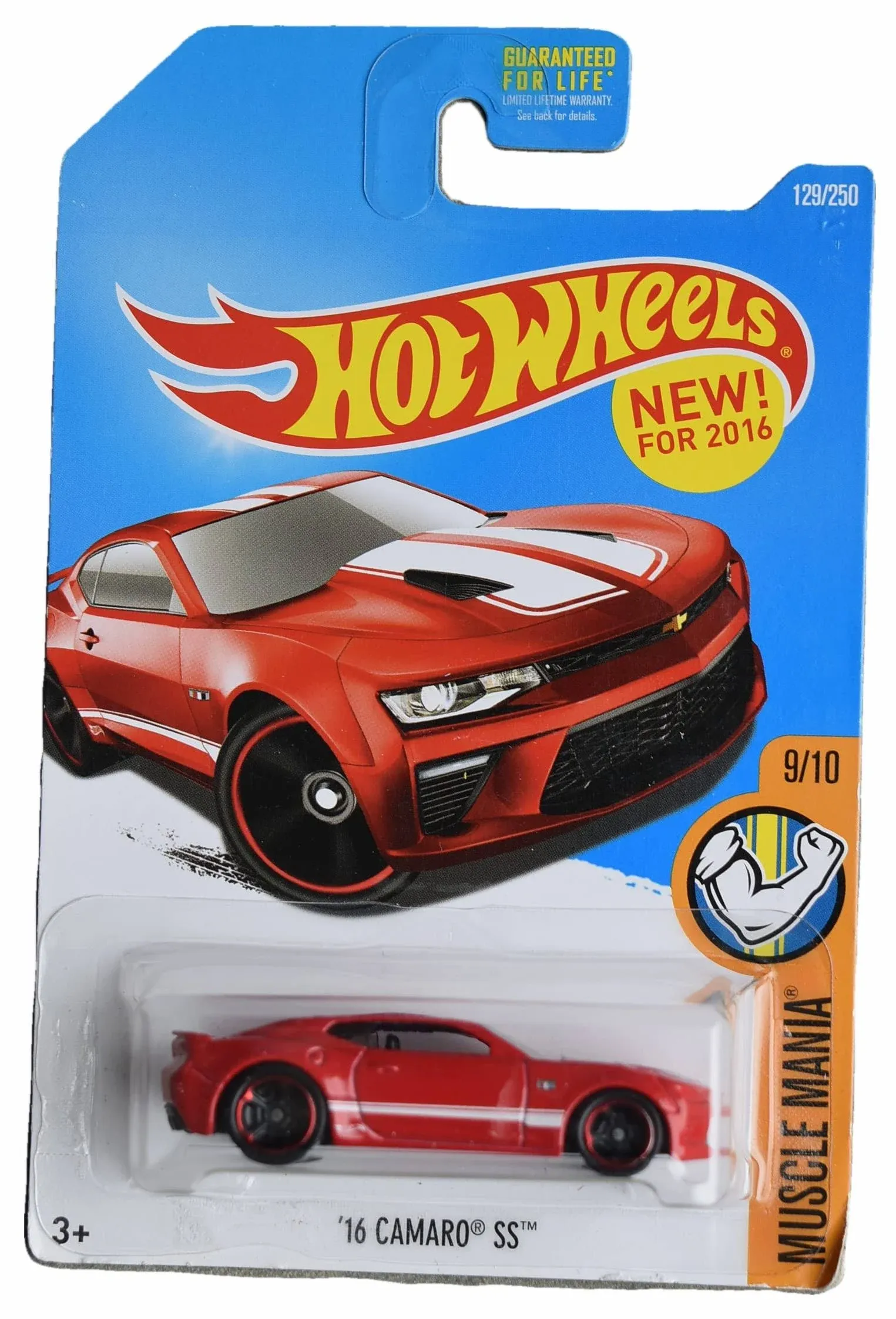 Hot Wheels '16 Camaro SS - Muscle Mania 9/10 - red