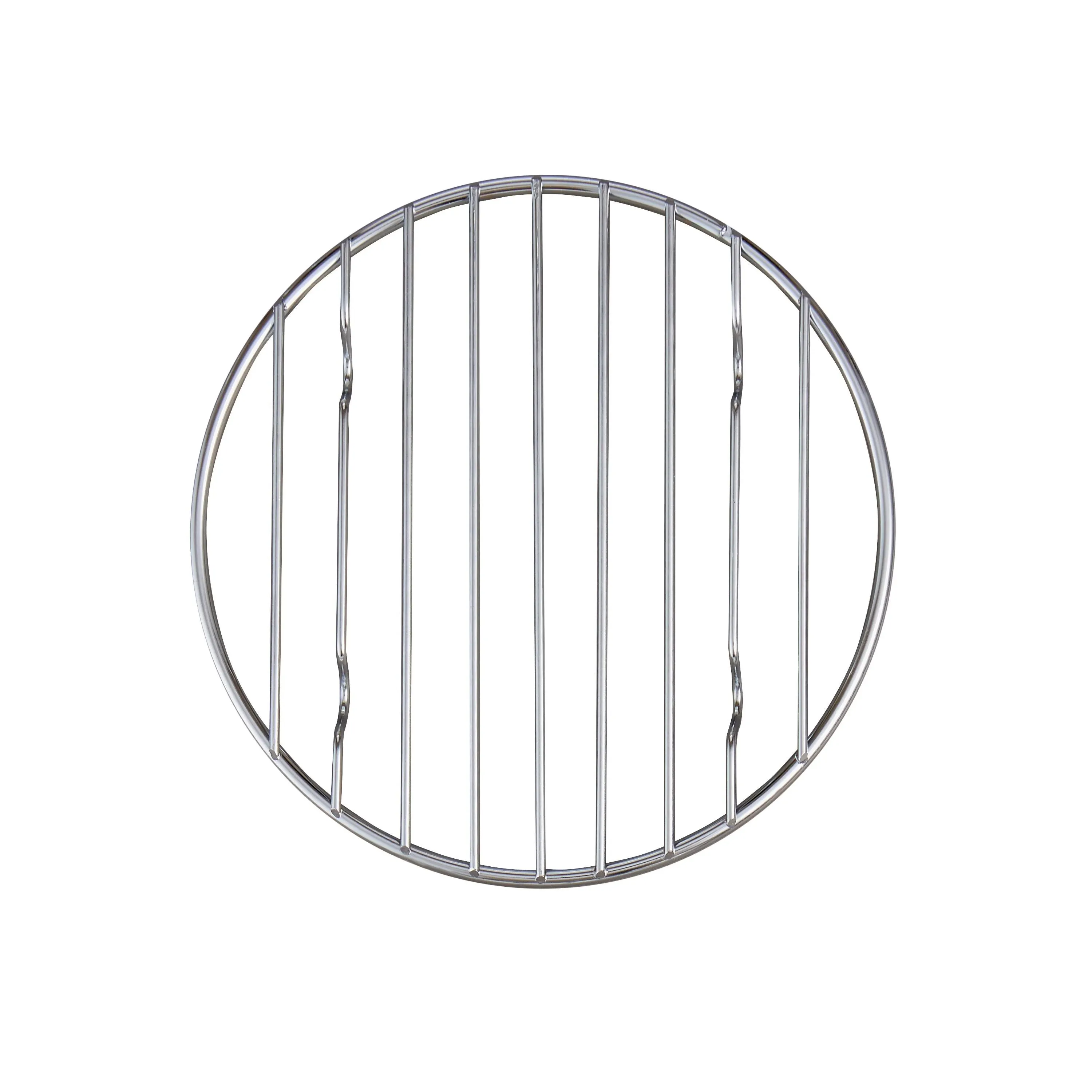 Mrs. Anderson's Baking Harold Imports 9-Inch Round Cake Rack, Silver