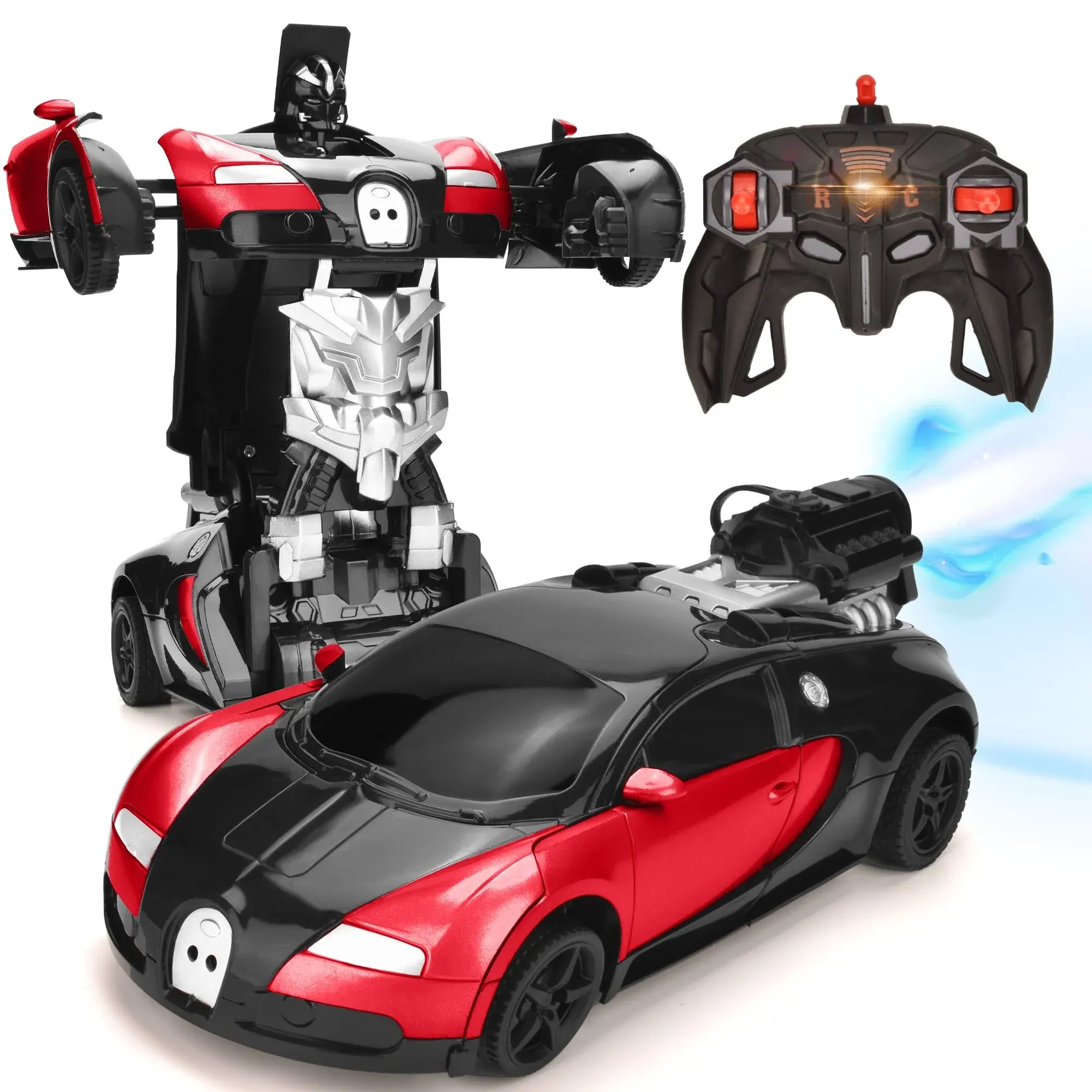 Jeestam RC Robot Car for Kids Transform Car Toy, Deformation Remote Control ...