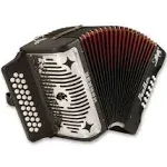 Hohner Panther G/C/F 3-Row Diatonic Accordion 