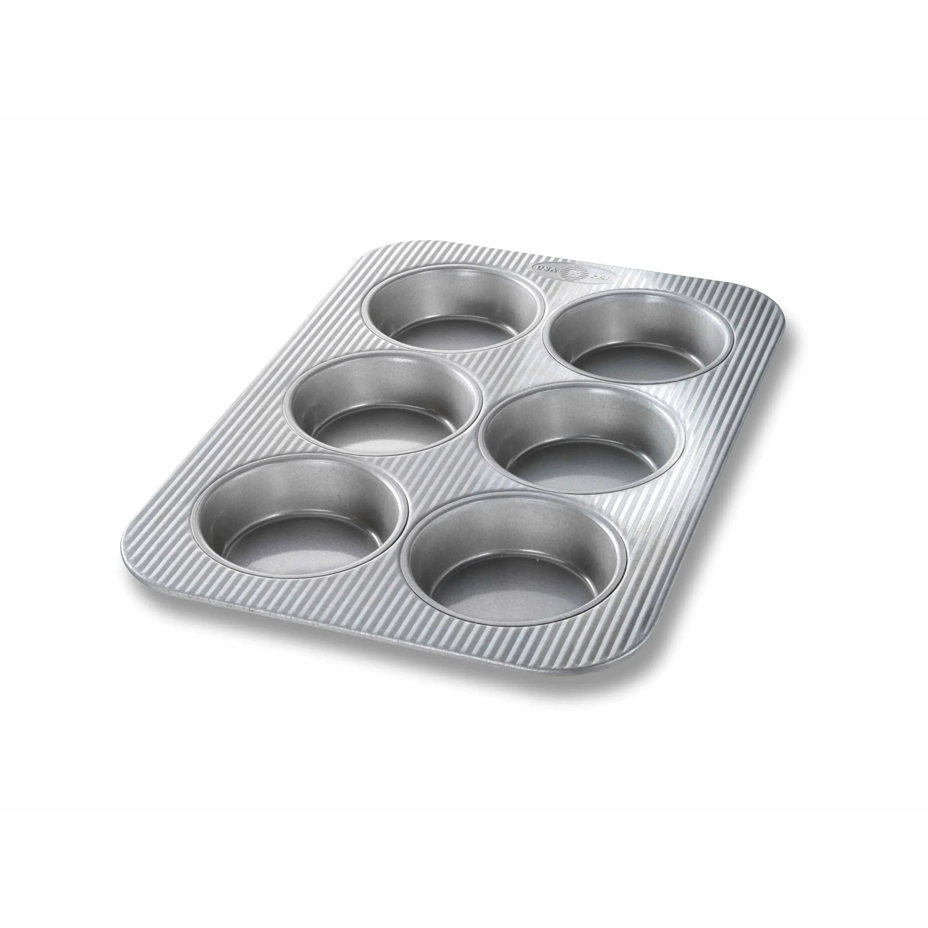 Nonstick Quick Release Coating Bakeware Pan for 6 Mini Round Cakes Cinnamon Roll