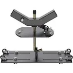 Universal Spare Tire Carrier with Lock for Roof Racks Platform Cargo Baskets