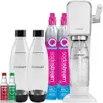 Sodastream Art Sparkling Water Maker Bundle (White) adamsbargainshop